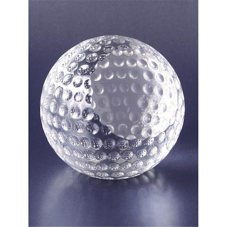 Juki Furniture Golf Ball Award Paperweight Clear 3in. Diameter JU2541383